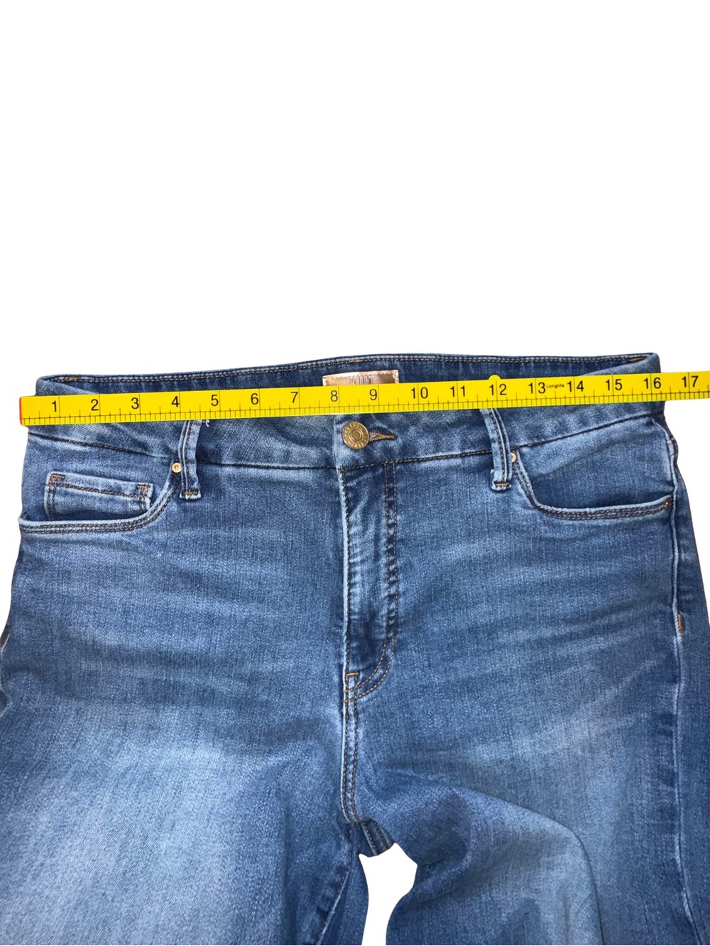 KUT from the Kloth Meg High Rise Fab Ab Wide Leg Size 10 Raw Frayed Hem - Picture 5 of 9